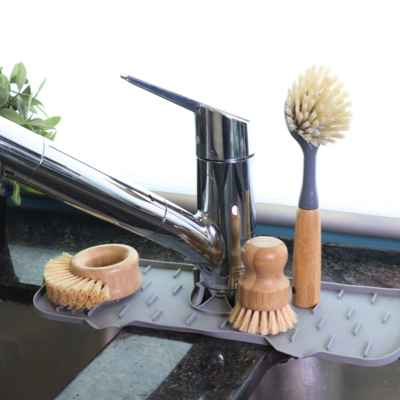 WHITE MAGIC Sink Splash Guard GREY 37CM X 14CM