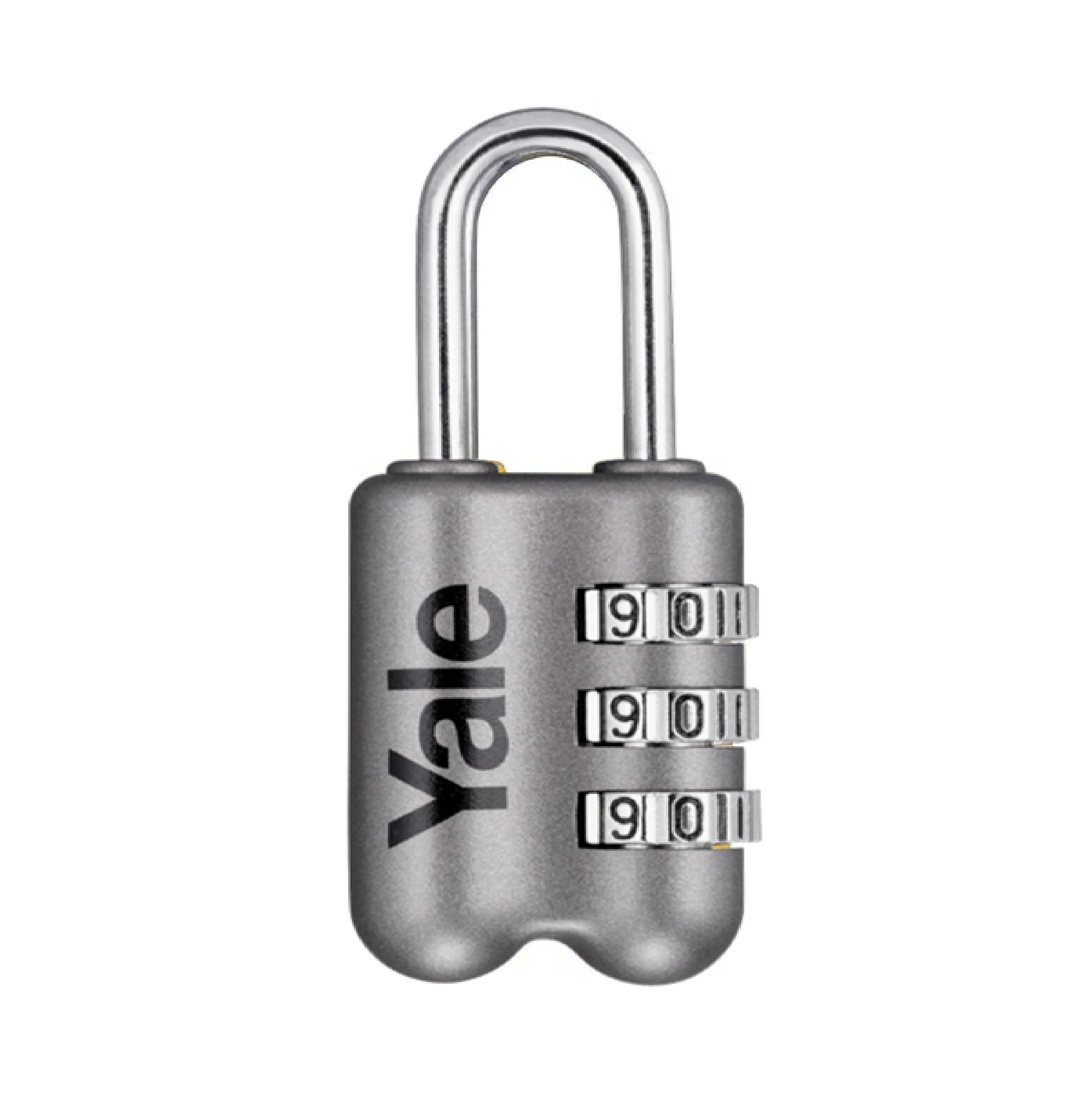 Yale 23MM Combination Padlock 3MM SHACKLE GREY YP2/23/128/1G