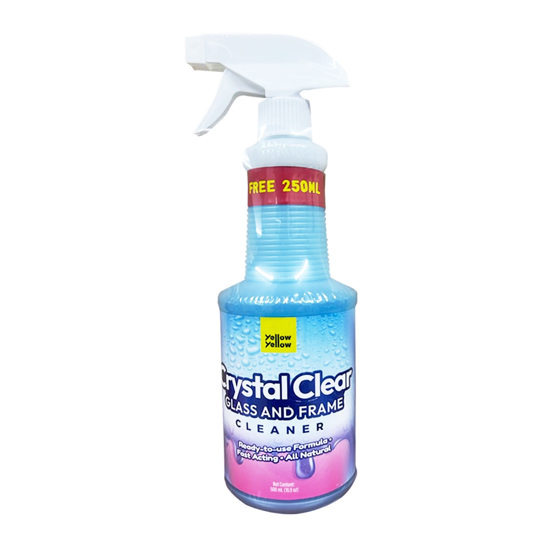 Yellowyellow Crystal Clear GLASS & FRAME Cleaner 500ML FREE 250ML HC-416