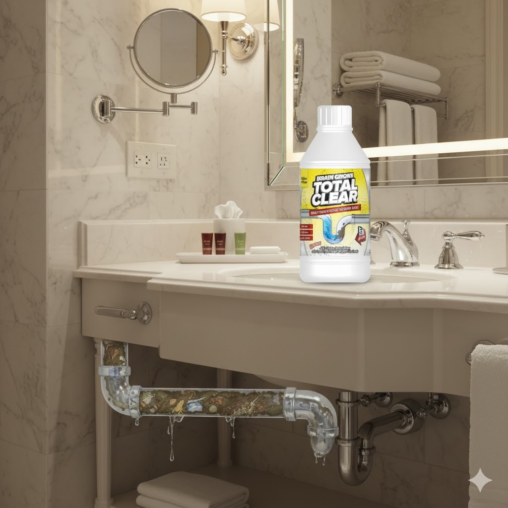 Yellowyellow Drain Choke TOTAL CLEAR High Concentrated Drain Cleaning Agent 1000ML