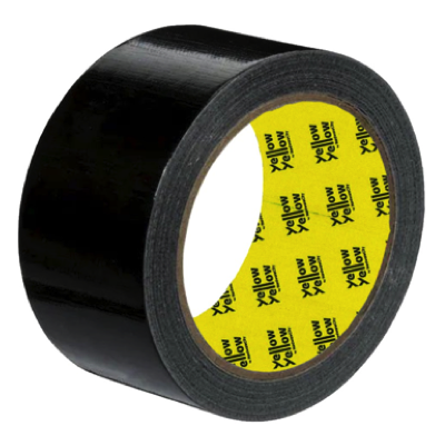 Yellowyellow Heavy Duty TOUGH BLACK CLOTH TAPE 50MM X 15M