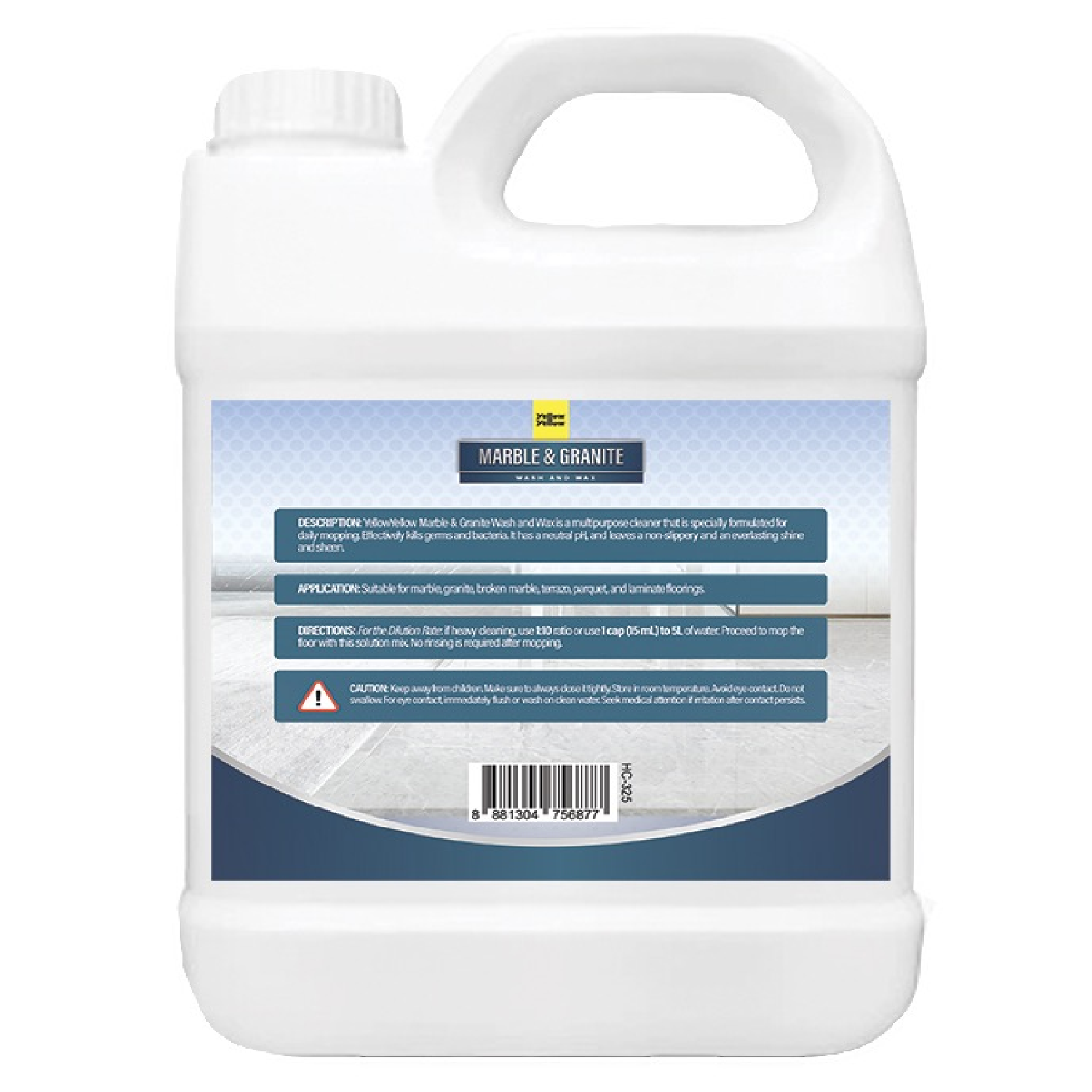 Yellowyellow MARBLE & GRANITE Wash & Wax 4L