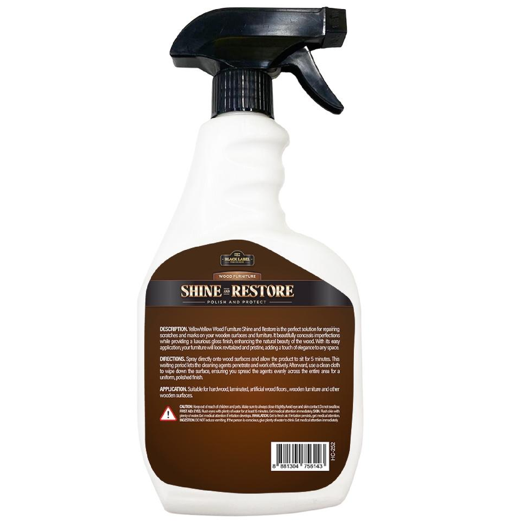 Yellowyellow Wood Furniture SHINE & RESTORE 500ML GLOSS SHINY LOOK