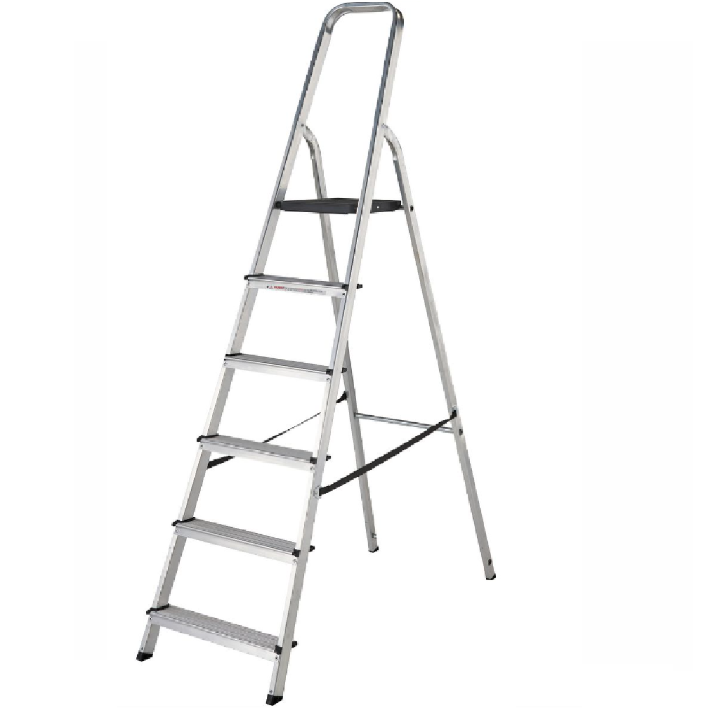 YOUNGMAN ATLAS Step Ladders Aluminium HEAVY DUTY