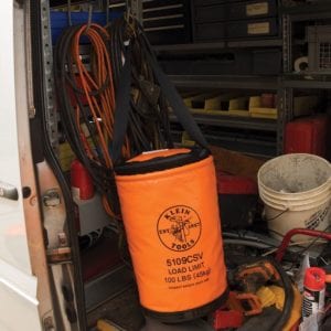 Klein Tools Vinyl Duffel Bag, Tool Bucket, and Apron